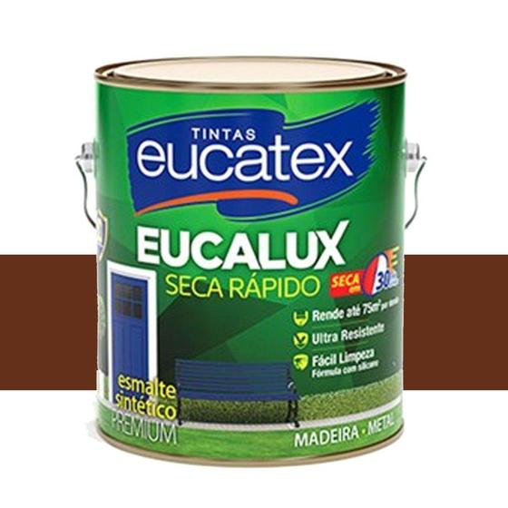 Imagem de Tinta Eucalux Esmalte Premium Tabaco 900 Ml Eucatex