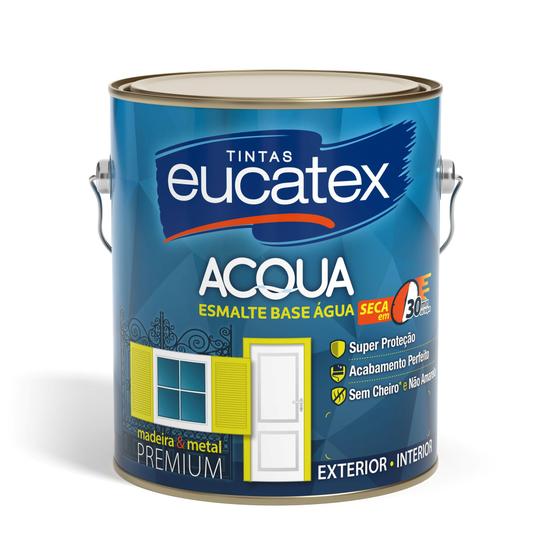 Imagem de Tinta Eucatex Esmalte Base Àgua Branco 3,6L