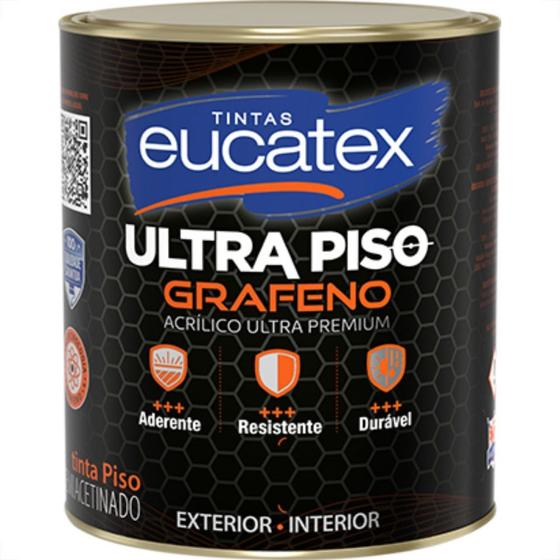 Imagem de Tinta Eucatex Grafeno Piso 1/4 Cinza Escu