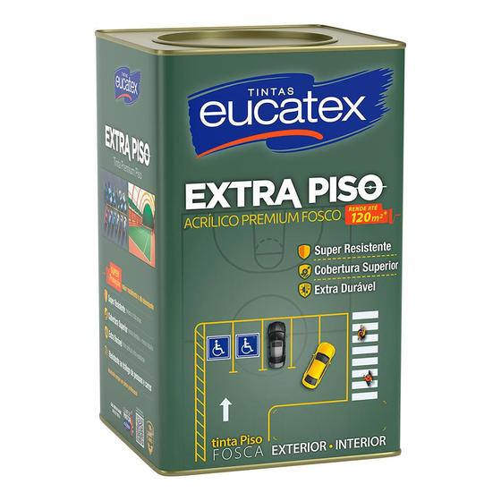 Imagem de Tinta extra piso concreto fosco premium 18lt eucatex