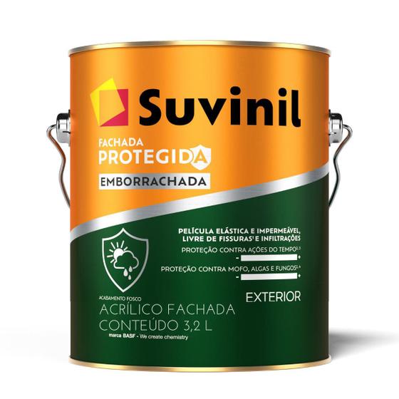 Imagem de Tinta Fachada Protegida Emborrachada 3,2l Cor Apatita