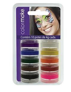 Imagem de Tinta facial com 10 cores, - BT 1 KT