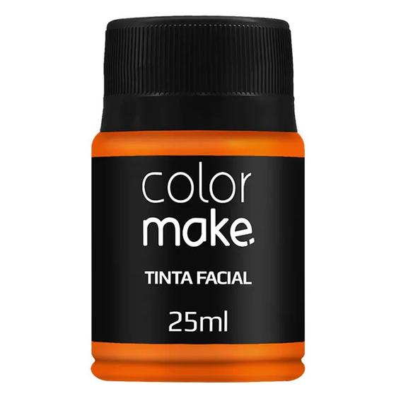 Tinta Facial Líquida Laranja - 25ml - Color Make