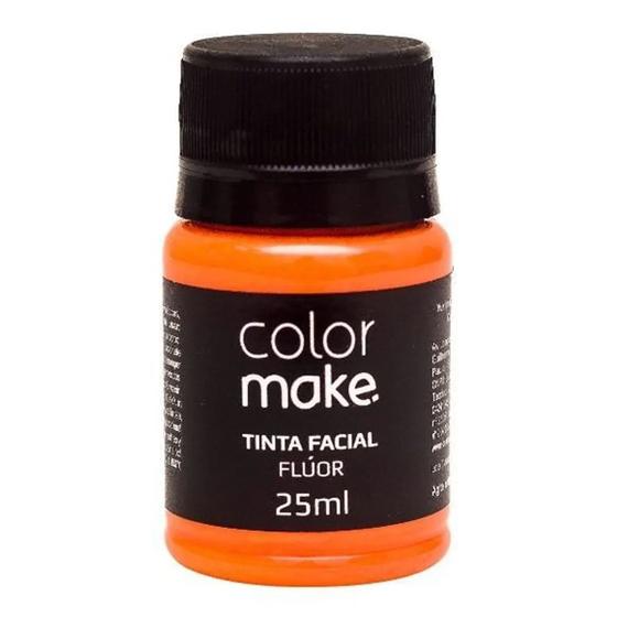 Imagem de Tinta Facial Líquida Laranja Neon - 25ml