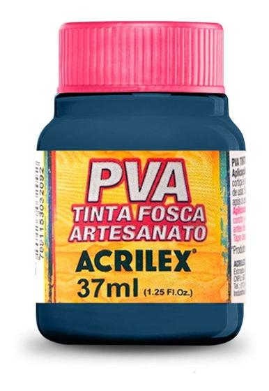 Imagem de Tinta Fosca PVA AZUL PETRÓLEO 596 - 37ml - ACRILEX