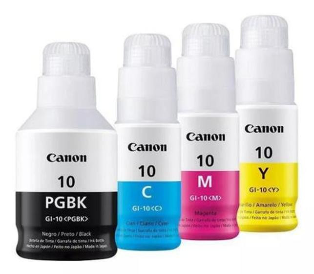 Tinta gi-10 kit com 4 g6010 g5010 g5011 g6011 g7010 - G10 Menor preço em Tinta gi-10 kit com 4 g6010 g5010 g5011 g6011 g7010 - G10