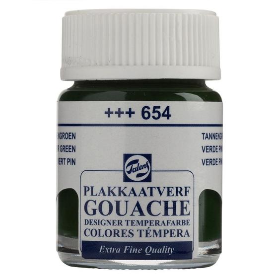 Imagem de Tinta Gouache Extra Fine 654 Fir Green 16ml Talens 08166542