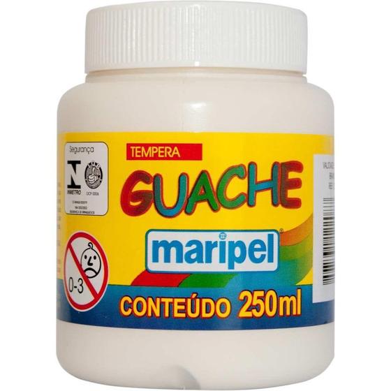 Imagem de Tinta Guache 250ml Maripel Escolar Escolha a Cor