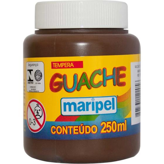 Imagem de Tinta Guache 250ML Marrom (67897731141134)