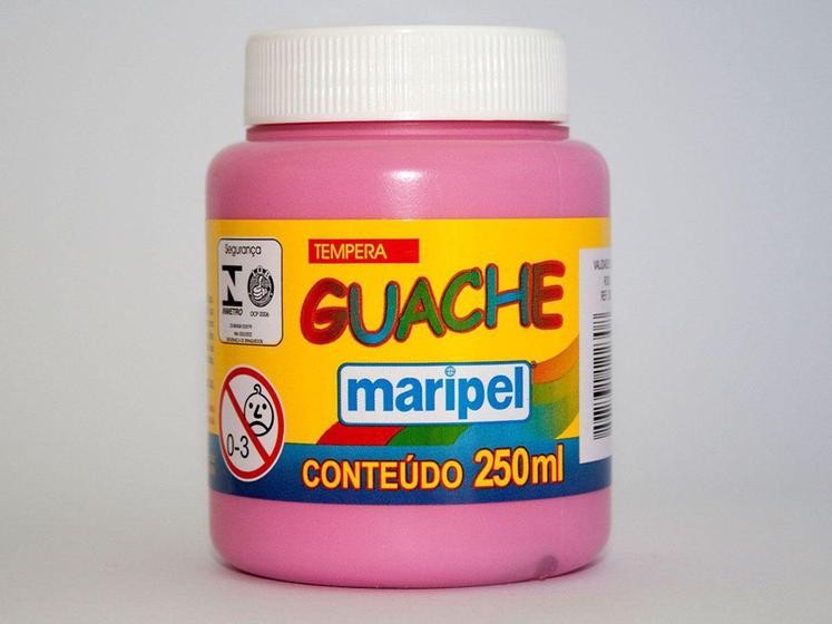 Imagem de Tinta Guache 250ml Rosa Maripel - 7258