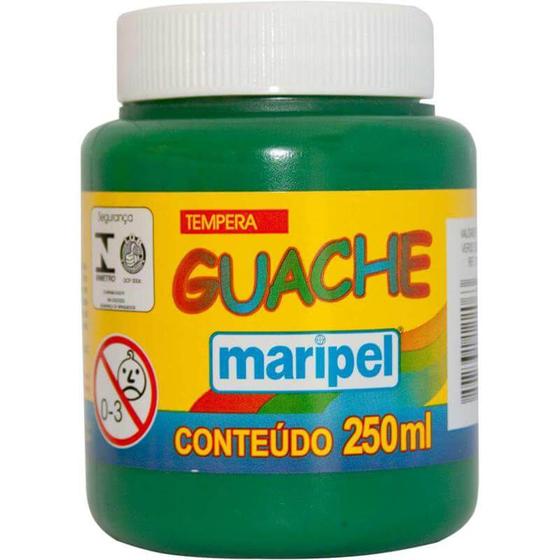 Imagem de Tinta Guache 250ml Verde Escuro Maripel