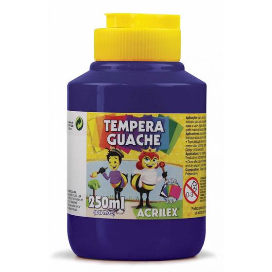 Imagem de Tinta guache 250ml violeta Acrilex