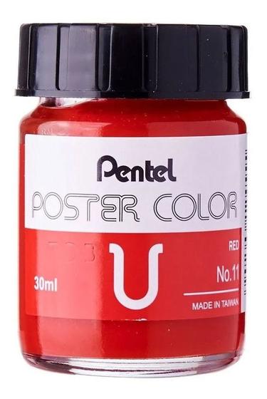 Imagem de Tinta Guache 30ml 011 Red Pentel