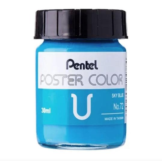 Imagem de Tinta Guache 30ml 072 Sky Blue Pentel