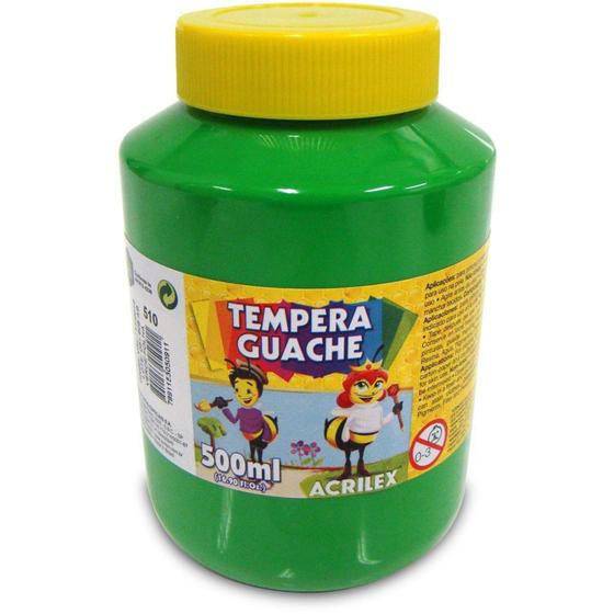 Imagem de Tinta guache 500ml verde folha 510 acrilex