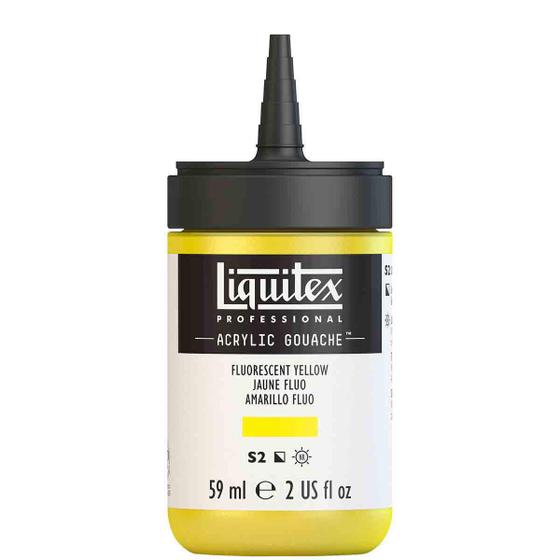 Imagem de Tinta Guache Acrílica Liquitex 981 Fluorescent Yellow 59Ml