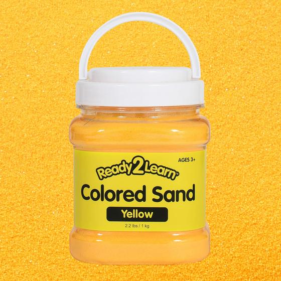 Imagem de Tinta Guache Colorida Sand Ready 2 Learn Amarelo Ouro 1kg - Para Crianças