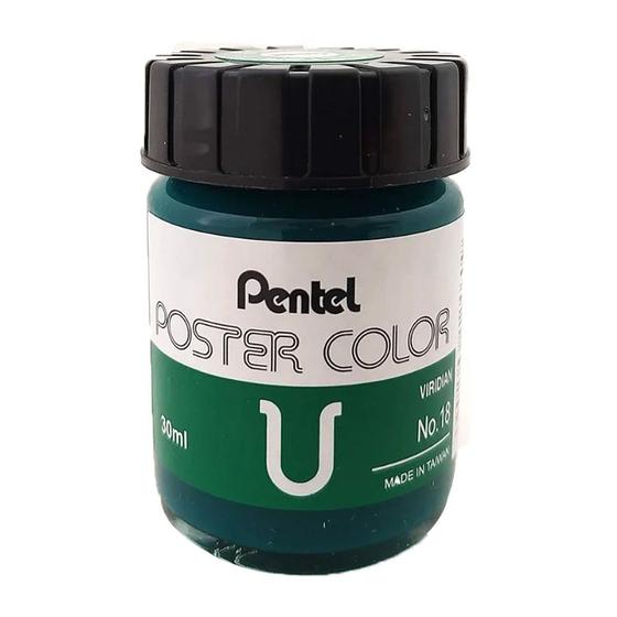 Imagem de Tinta Guache Pentel Profissional N18 Viridiano