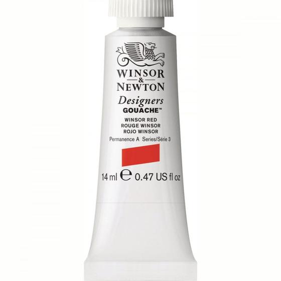 Imagem de Tinta Guache Winsor Designers 14ml S3 726 Winsor Red