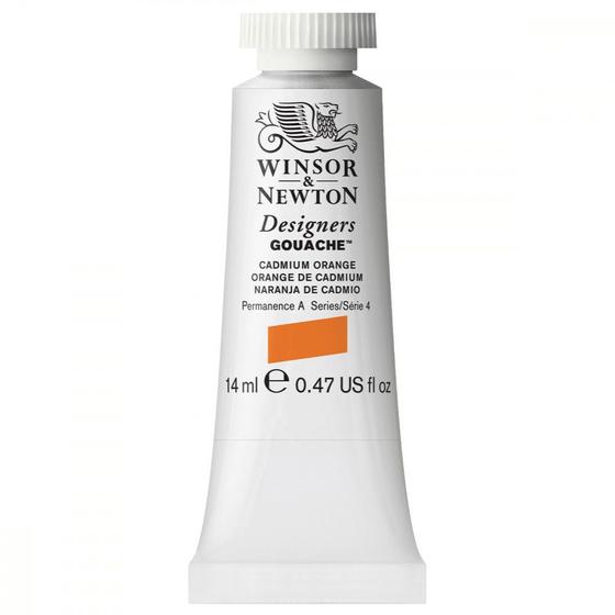 Imagem de Tinta Guache Winsor Designers 14ml S4 089 Cadmium Orange