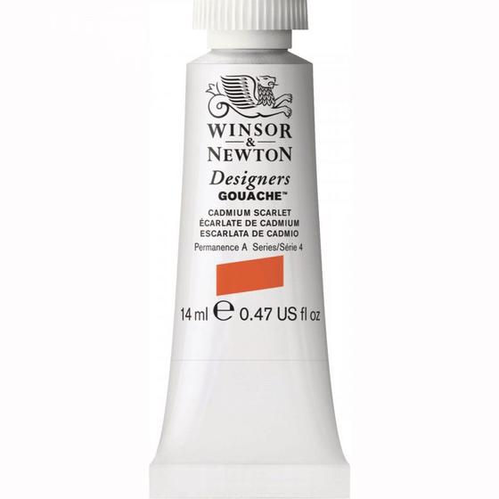 Imagem de Tinta Guache Winsor Designers 14ml S4 106 Cadmium Scarlet