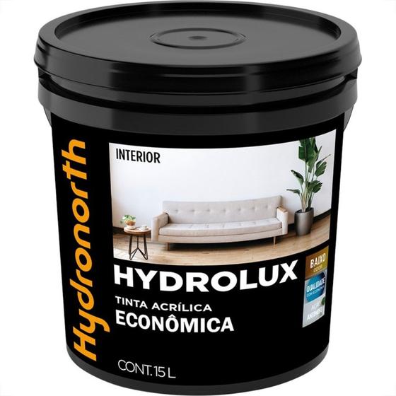 Imagem de Tinta Hydronorth Hydrolux Acrilica Economica Fosco 15L Elefante