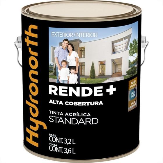 Imagem de Tinta Hydronorth Rende+ Acrilica Standard Fosco 3,6L Verde Amazonas