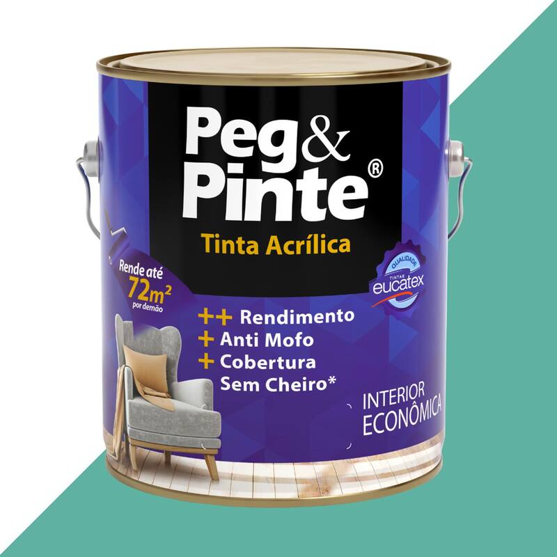 Tinta Latex AntiMofo Sem Cheiro Para Parede 3,6L - Escolha A Cor ...