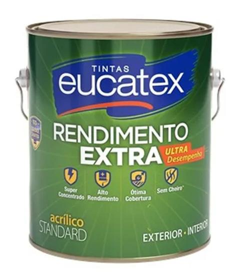 Imagem de tinta latex eucatex acrilico rendimento extra 3,6 branco