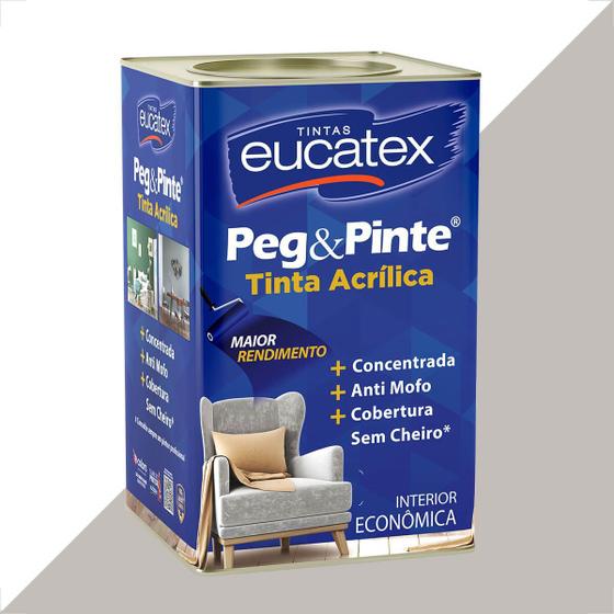 Imagem de Tinta latex eucatex peg pinte acrilico cromium 18l