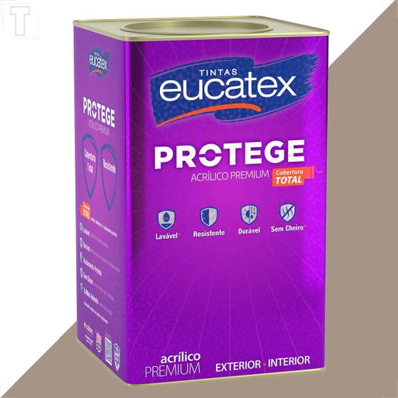 Imagem de Tinta latex eucatex protege acrilico premium fosco elephant 18l