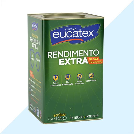 Imagem de Tinta latex eucatex rendimento extra azul praia 18l