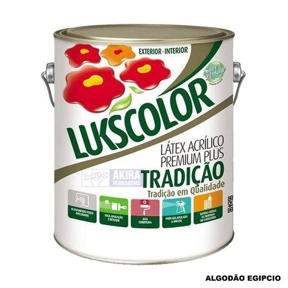 Imagem de Tinta Latex Lukscolor 3,6 L Tradição Premium Plus Cores
