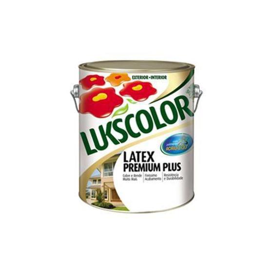 Tinta latex lukscolor 900ml branco Menor preço em Tinta latex lukscolor 900ml branco