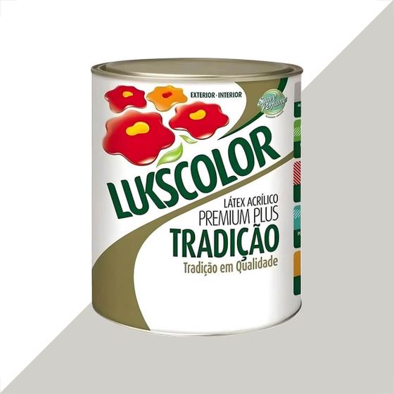 Imagem de Tinta latex lukscolor tradicao acrilico fosco 900ml cromio