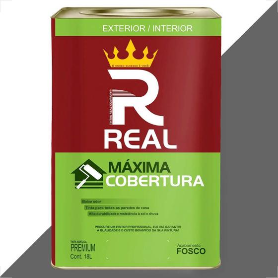 Imagem de Tinta latex real maxima cobertura 18l inox