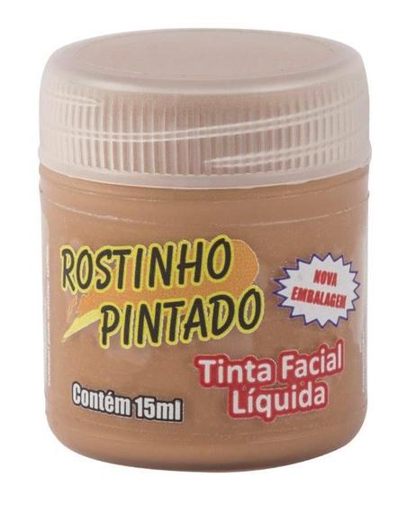 Imagem de Tinta liquida para pintura facial 15 ml Rostinho Pintado