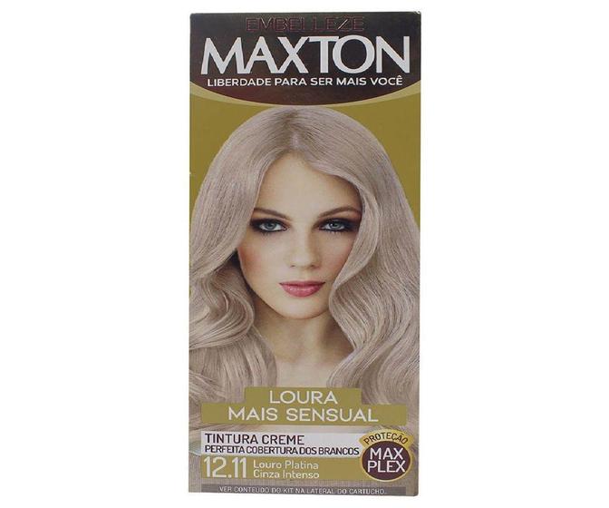Imagem de Tinta maxton 12.11 louro platinado cinza - UTENSILIOS