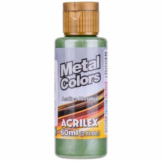 Imagem de Tinta Metal Colors 60ml Verde Oliva Ref 545 Acrilex