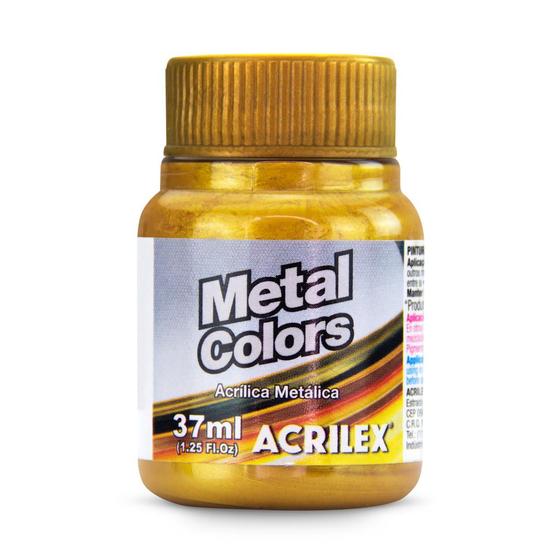 Imagem de Tinta Metal Colors Acrylic 37ml Acrilex (Acrilica Metálica) ref. 03640