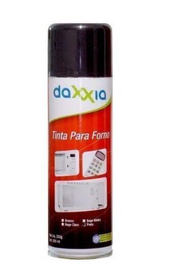 Imagem de Tinta microondas spray 300ml preto uso interno e externo daxxia