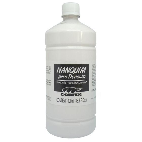 Imagem de Tinta Nanquim Corfix 301 Branco 1000Ml