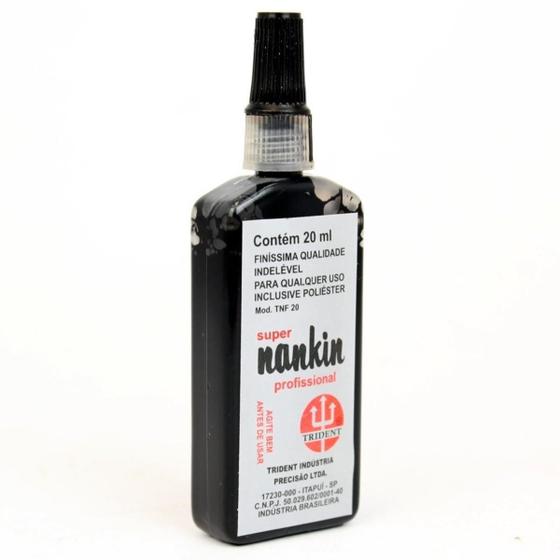 Imagem de Tinta Nanquim Frasco 20Ml Trident