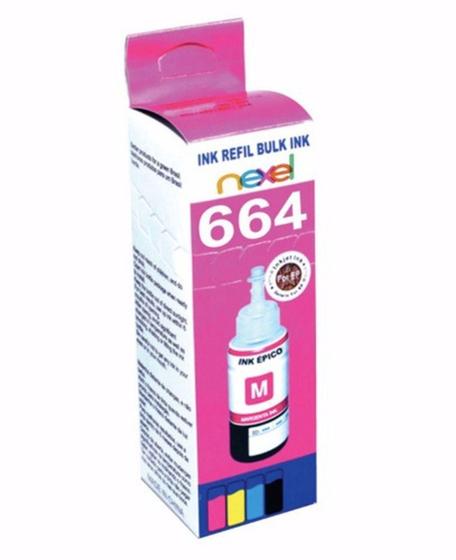 Imagem de tinta nexel refil para bulk ink vermelha 664