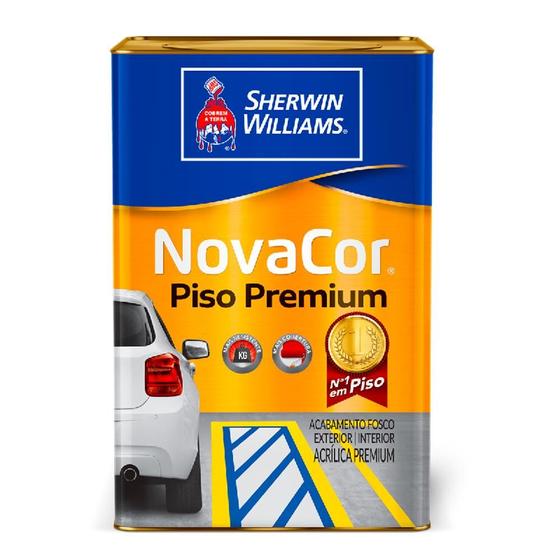 Imagem de Tinta novacor piso premium fosco amarelo 01 18lt