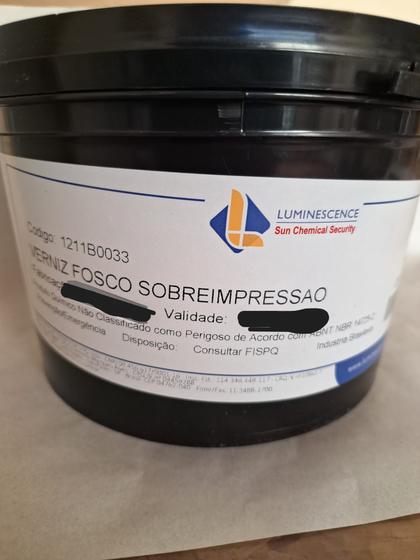 Imagem de Tinta Offset VERNIZ FOSCO SOBREIMPRESSAO Sun Chemical embalagem com 2 kgs