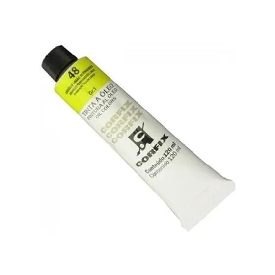 Imagem de Tinta Óleo 120ml G1 048 Amarelo Limão Corfix