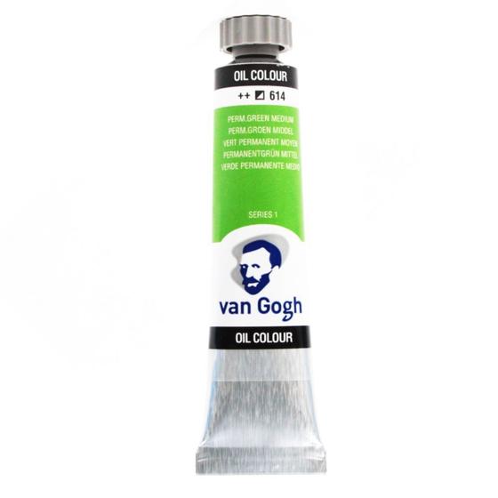 Imagem de Tinta Óleo 20 Ml Talens Van Gogh Serie 1 Perm. Green Medium 614