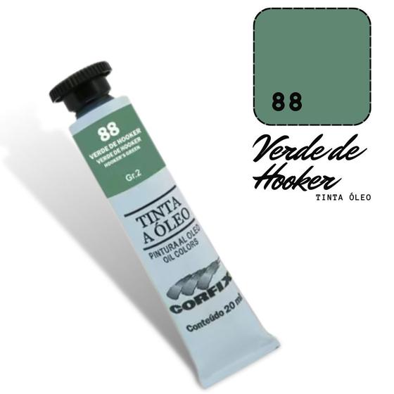 Imagem de Tinta Óleo 20ml G2 088 Verde Hooker Corfix