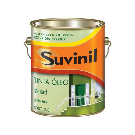 Tinta Óleo 3,6lts Bco Suvinil - Tinta para Parede / Madeira / Aço ...